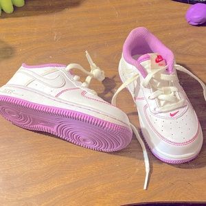 Nike happy Air Force Ones toddlers